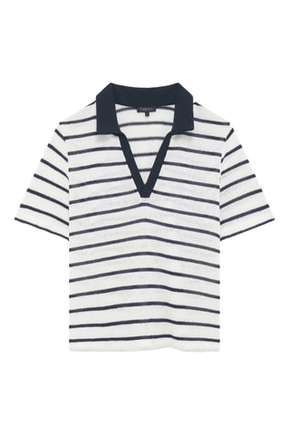 T-shirt Teline - Bleu marine et blanc