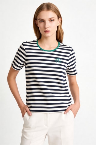 T-shirt droit Hugo - Bleu marine