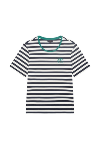 T-shirt droit Hugo - Bleu marine
