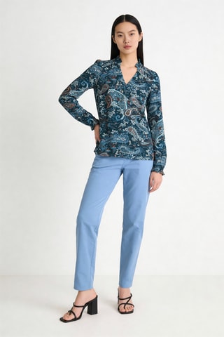 Blouse Tiltana - Bleu canard