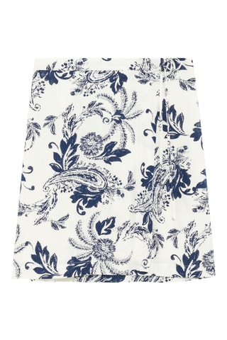 Jupe droite Joude - Ivoire