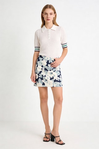 Jupe droite Jokan - Bleu clair