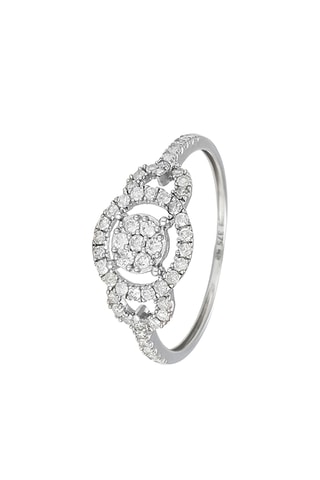 Bague Infini - Or blanc et diamants