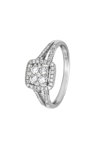 Bague Beloni - Or blanc et diamants