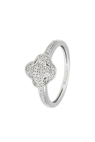 Bague Phaenna - 
Or blanc et diamants