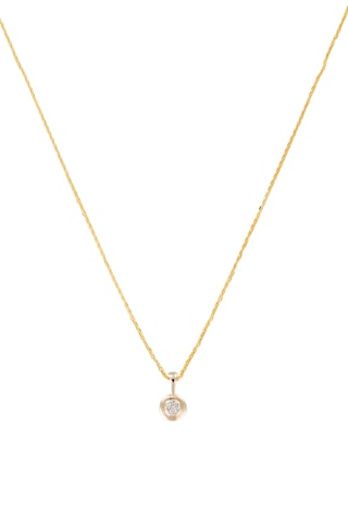 Pendentif Bombe - Or jaune et diamants