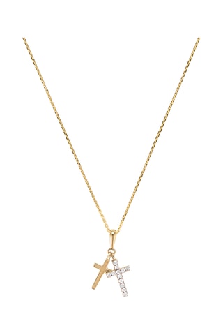 Pendentif Ma Foi Or jaune et diamants