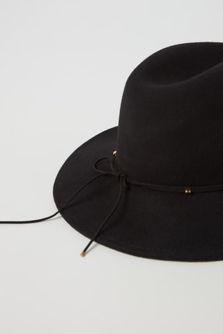 Sombrero de lana - Negro