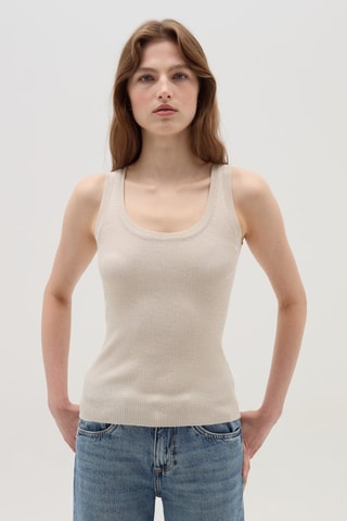 Camiseta de tirantes - Crudo