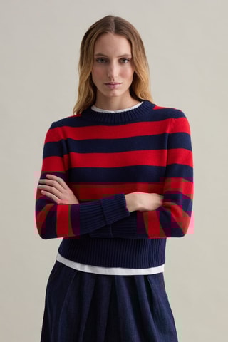 Jersey - Azul marino y rojo