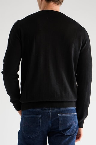 Jersey de lana merino - Negro