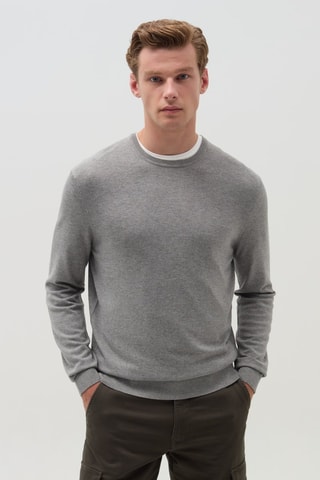 Jersey - Gris claro jaspeado