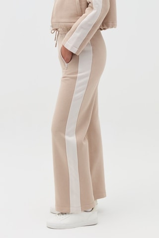 Pantalón wide leg - Beige
