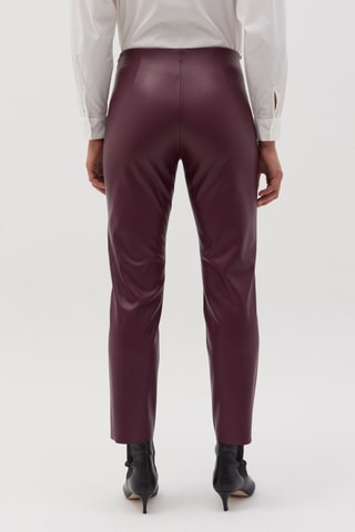 Pantalón 7/8 de tiro alto - Rojo