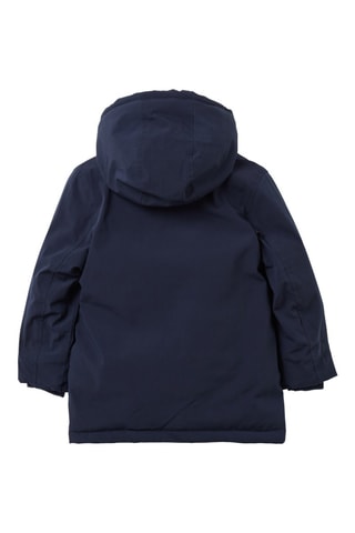 Parka con capucha - Azul marino