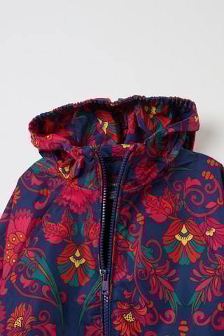 Chaqueta con capucha - Fucsia