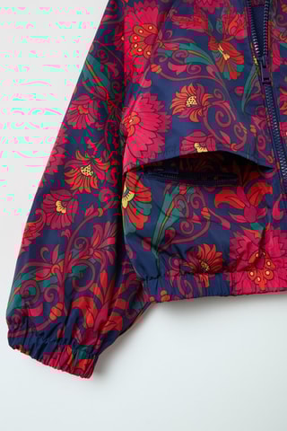 Chaqueta con capucha - Fucsia