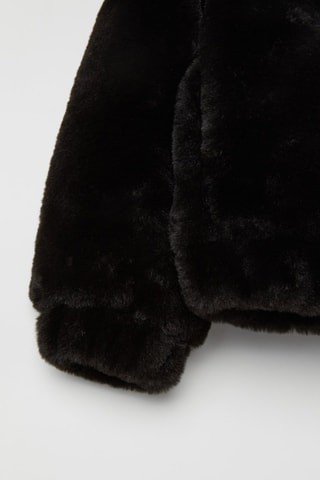 Chaqueta con capucha - Negro