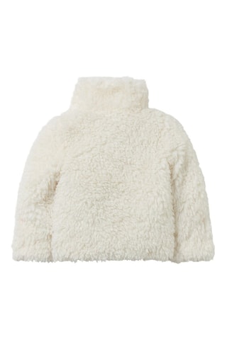 Chaqueta de pelo sintético - Blanco