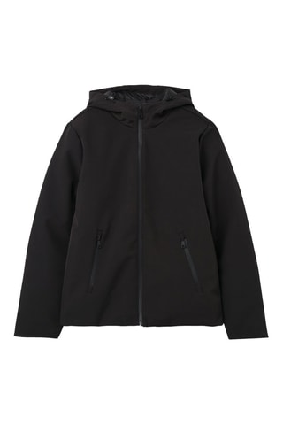 Chaqueta con capucha - Negro