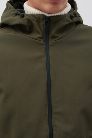 Chaqueta con capucha - Caqui