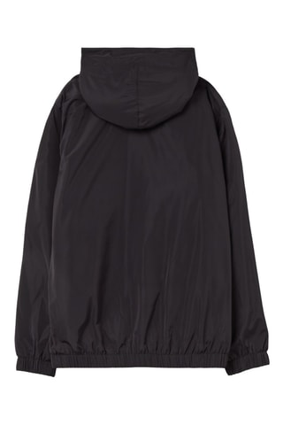 Impermeable con capucha - Negro