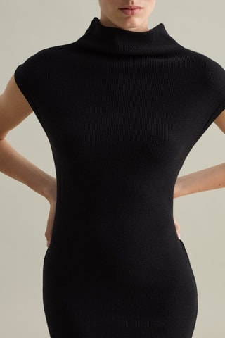 Vestido de tubo - Negro