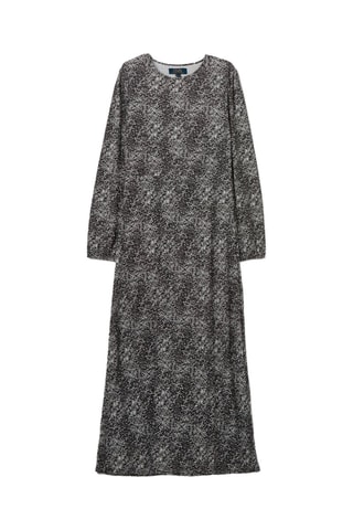 Vestido largo - Negro y blanco