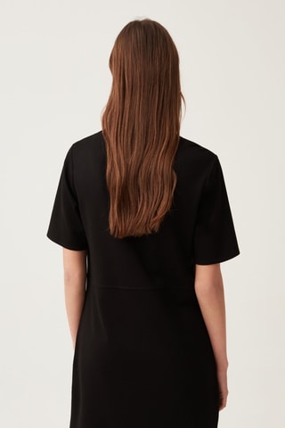 Vestido recto - Negro