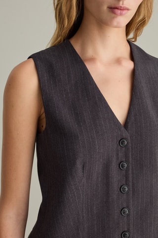 Chaleco de traje - Gris oscuro