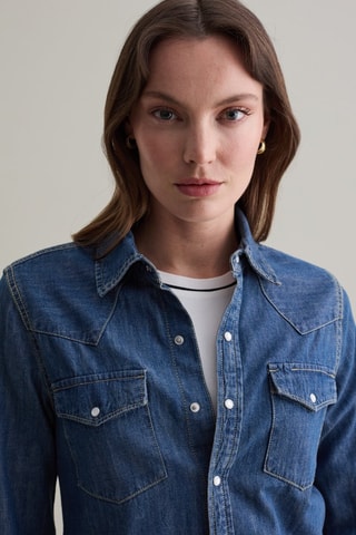 Camisa vaquera - Azul oscuro