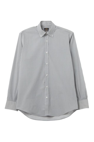 Camisa - Blanco y azul cobalto