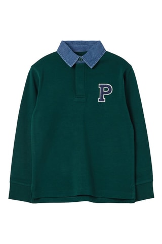 Polo - Verde oscuro y azul marino