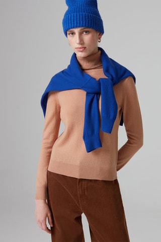 Jersey fino de lana - Camel