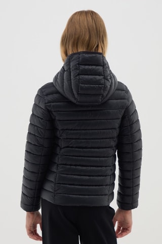 Anorak con capucha - Negro