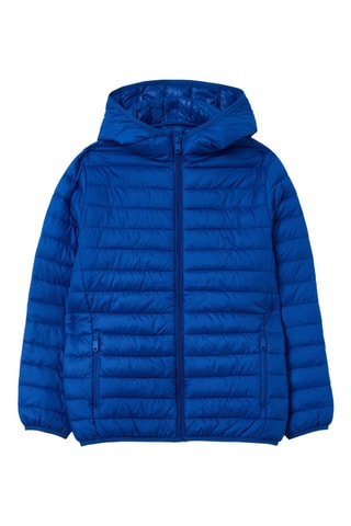 Anorak con capucha - Azul eléctrico