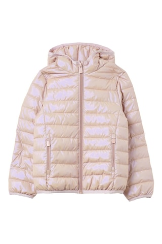 Anorak con capucha - Dorado