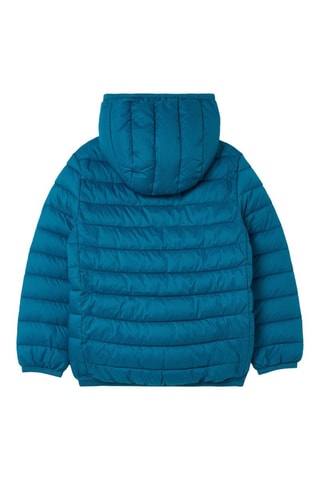 Anorak con capucha - Azul petróleo