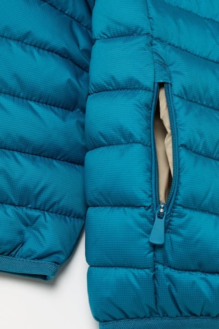 Anorak con capucha - Azul petróleo