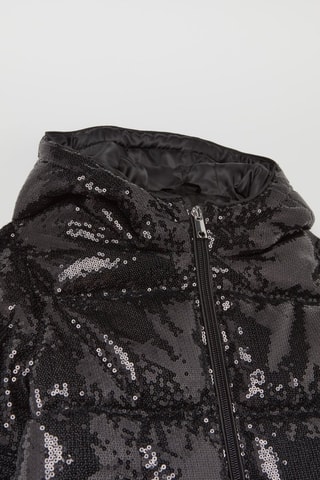 Anorak con capucha - Negro