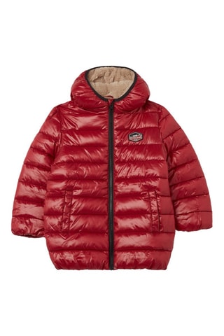 Anorak con capucha - Rojo