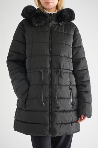 Anorak largo - Negro