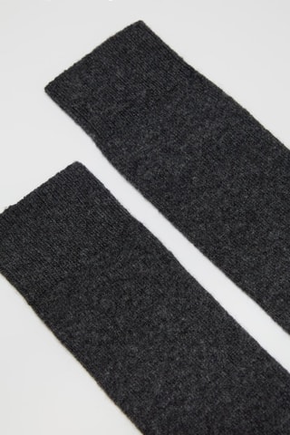 Calcetines de lana y cachemir - Gris oscuro