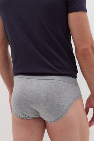 2 slips - Gris jaspeado