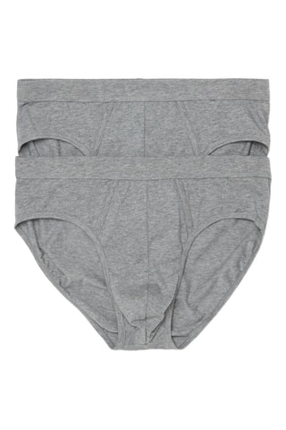 2 slips - Gris jaspeado