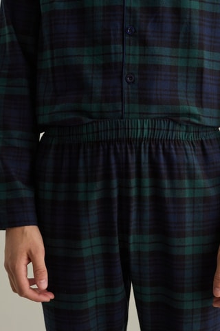 Pijama - Azul marino y verde oscuro