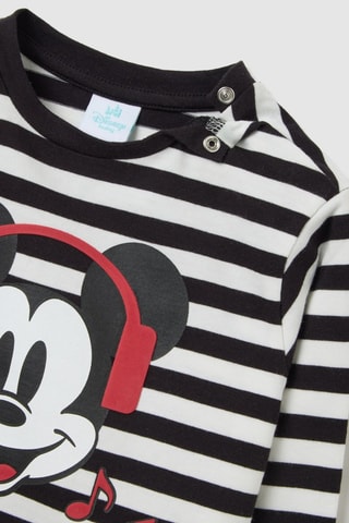 Camiseta Mickey Disney - Negro y blanco