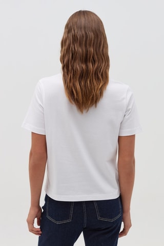 Camiseta de algodón orgánico - Blanco