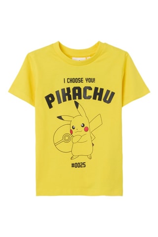Camiseta Pikachu Pokémon - Amarillo