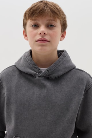 Sudadera con capucha - Gris oscuro